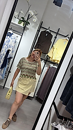 Örgü File Model Oversize Bluz